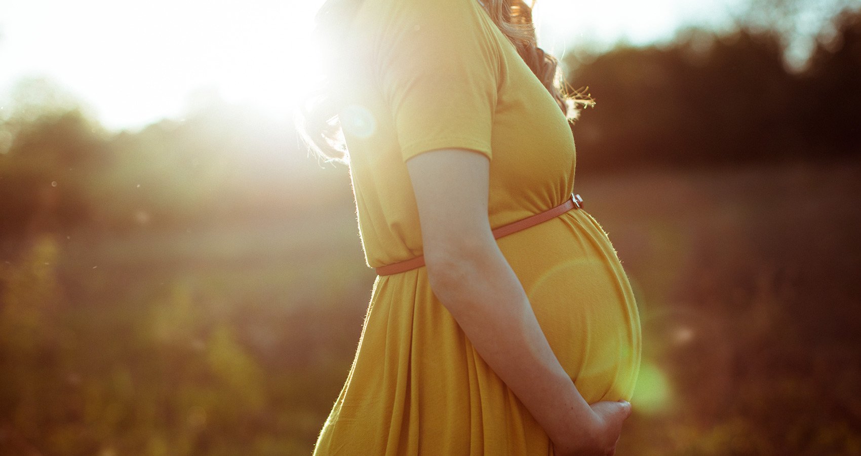 Красивая беременная